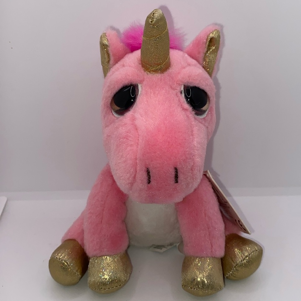 Russ Little Peepers Spirit Unicorn 6” Pink Plush Stuffed Animal